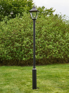 Zahradní sloupková lampa Markslojd 108171 černá 225 cm hliník/sklo LED 3W small 1