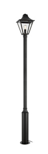 Zahradní sloupková lampa Markslojd 108171 černá 225 cm hliník/sklo LED 3W small 0