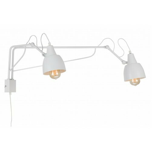 Kontrola Nástěnné svítidlo Aldex Soho 2 bílé E27 2x60W 1002D Nástěnné svítidlo Aldex Soho 2 bílé E27 2x60W 1002D