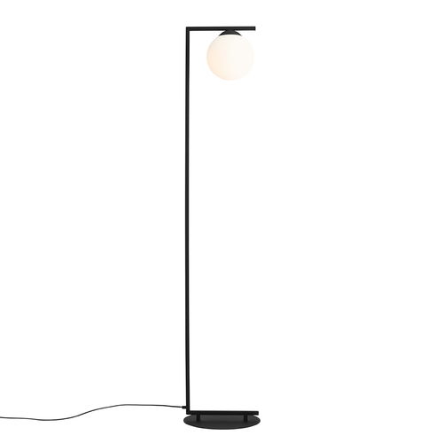 Kontrola Stojací lampa Aldex Zac černá kov/sklo E27 SKU 1038A1_1