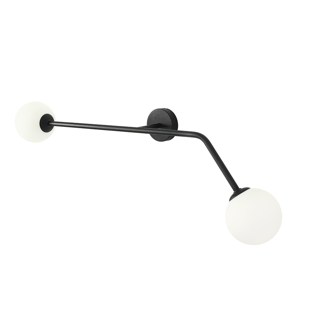 Pohled Nástěnné svítidlo Aldex Pure Black Horizontal 2xE14 97 cm 1064D1 Nástěnné svítidlo Aldex Pure Black Horizontal 2xE14 97 cm 1064D1