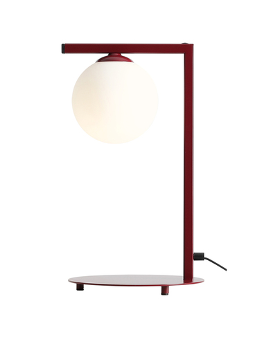 Kontrola Stolní lampa Aldex Zac Red Wine, kov/sklo, E14, 39 cm, SKU 1038B15_1