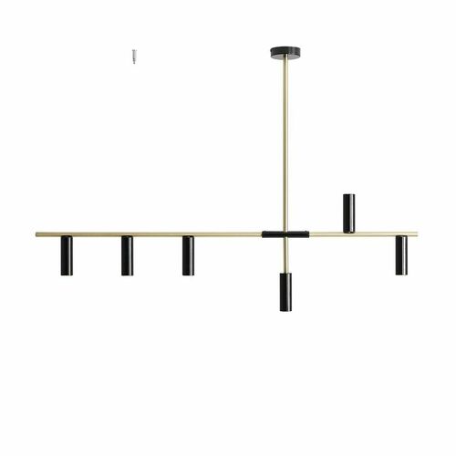Kontrola Závěsné svítidlo Aldex Trevo 6 černá mosaz GU10 1083K40