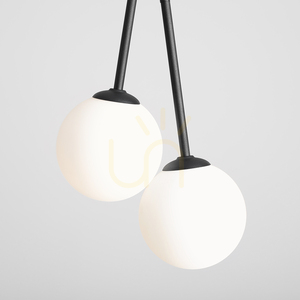 Závěsné svítidlo Aldex Bosso 4, černé, 4×E14, 100 cm, 1087L1 small 2