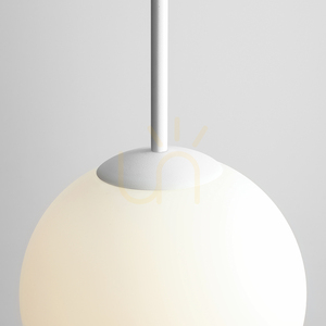 Bílé závěsné svítidlo Aldex Bosso Medium 30, skleněné stínidlo 30 cm, E27 1087G small 2