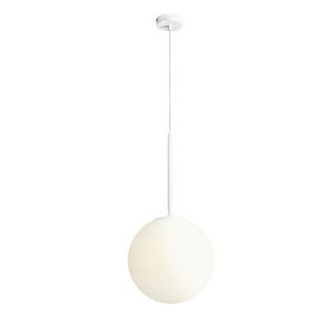 Bílé závěsné svítidlo Aldex Bosso Medium 30, skleněné stínidlo 30 cm, E27 1087G small 0