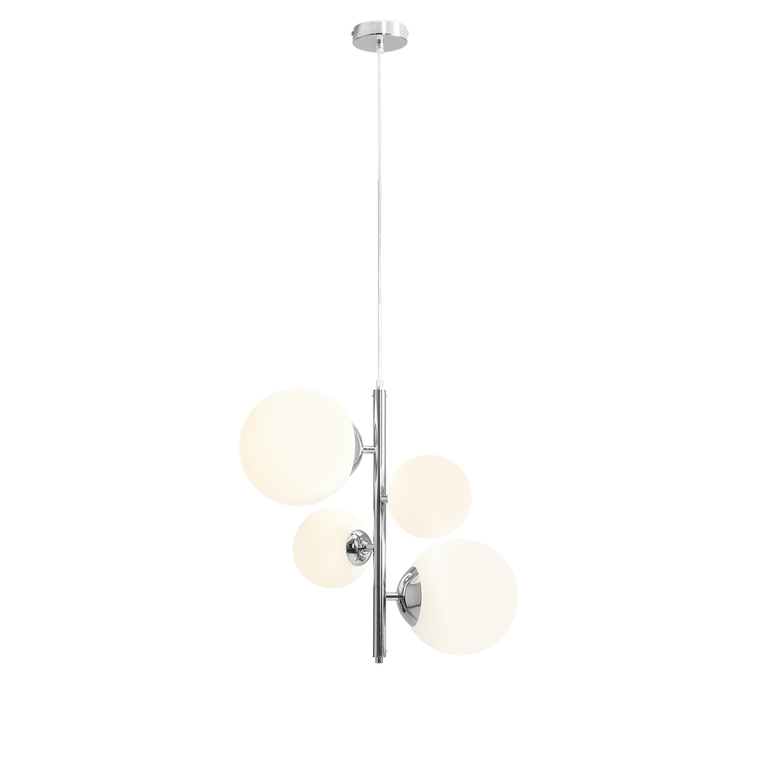 Kontrola Závěsná lampa Aldex Bloom 4 chromová 2xE14/E27 1091L4 Závěsná lampa Aldex Bloom 4 chromová 2xE14/E27 1091L4