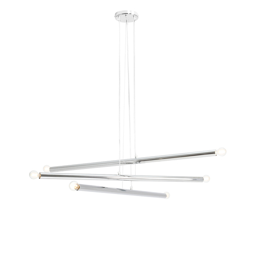 Kontrola Závěsné svítidlo Aldex Tubo 6 chromové E14 6x40W 1072K4