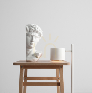 Bílá kovová stolní lampa Aldex Bot GU10-AR111 47 cm 1046B small 3