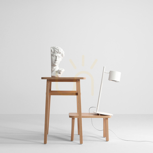 Bílá kovová stolní lampa Aldex Bot GU10-AR111 47 cm 1046B small 4