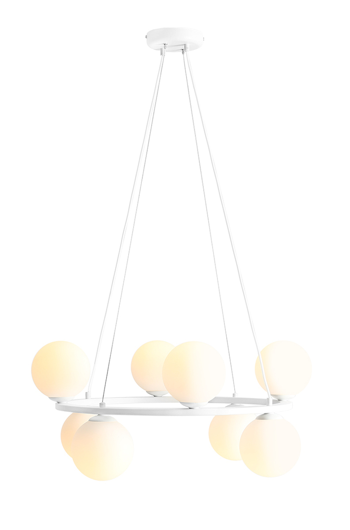 Kontrola Závěsné svítidlo Aldex Krone 8 White 1085P Závěsné svítidlo Aldex Krone 8 White 1085P
