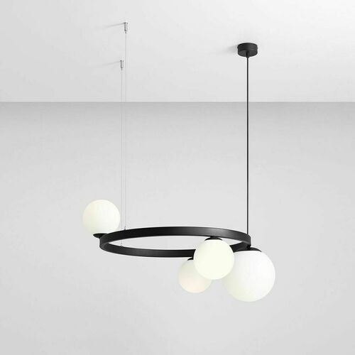 Kontrola Závěsné svítidlo Aldex Garda 4 Ring Black 1099L1_R