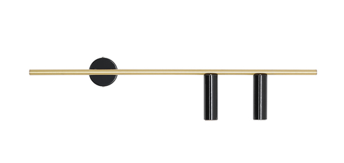 Kontrola Nástěnné svítidlo Aldex Trevo 2 černé/zlaté pravé, GU10, 80 cm, SKU 1083D40_2