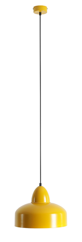 Kontrola Závěsná lampa Aldex Como hořčicová 30 cm E27 946G14