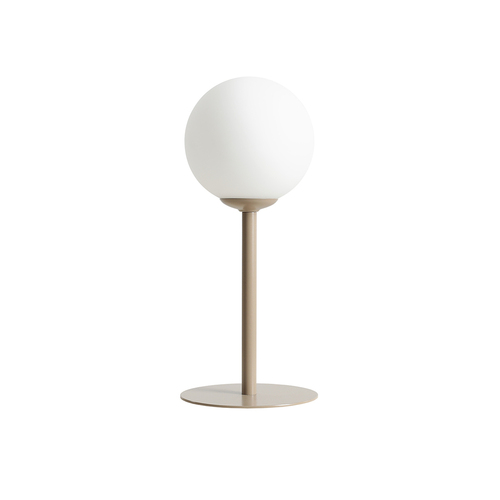 Kontrola Stolní lampa Aldex Pinne béžová, sklo a kov, 1xE14, 35 cm, 1080B17
