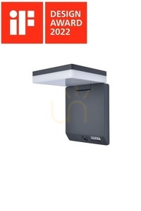 Venkovní nástěnné svítidlo Lutec MOZE černé LED 8W 800lm 4000K 6943101012 small 0