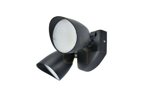 Kontrola Venkovní nástěnné svítidlo Lutec Shrimp 7622221012 LED 23,5 W černé IP54
