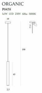 Přívěsné světlo Max Light Organic P0458 kartáčovaná měď LED 1W 190 cm 2 Přívěsné světlo Max Light Organic P0458 kartáčovaná měď LED 1W 190 cm small 2