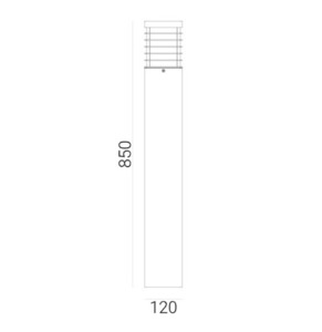 Halmstad Lighting Post 1483 Zinek Fire Norlys small 5