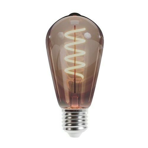 Kontrola LED žárovka pro girlandy kouřová 4W 2000K 250lm LED žárovka pro girlandy kouřová 4W 2000K 250lm