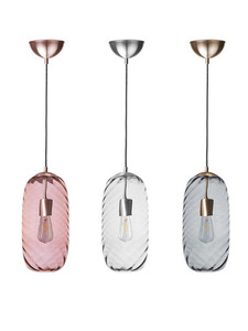 Moderní závěsné svítidlo Famlight CHLOE Lister optic z nerezové oceli small 1