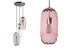 Stropní závěsné svítidlo Famlight CHLOE sada 3 kusů patina small 0