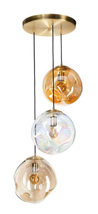 Stropní závěsné svítidlo Famlight Mico sada 3 kusů v mosazném provedení 0 Stropní závěsné svítidlo Famlight Mico sada 3 kusů v mosazném provedení small 0