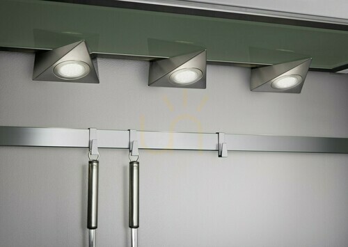 Kontrola Sada 3 LED svítidel pod skříňky Trio ECCO 273370307 – matný nikl