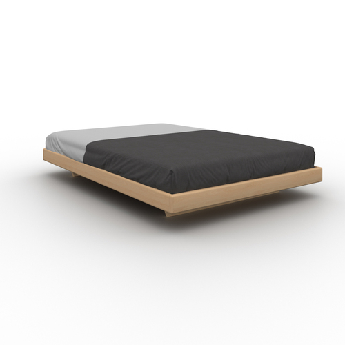 Kontrola Postel WoodMan CARRE 200x200 z masivního buku, přírodní, WUA-01481