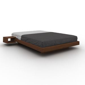 Postel WoodMan Carre 200x200 masivní bukové dřevo ořech WUA-01483 small 1