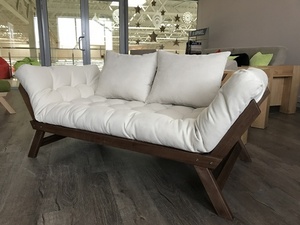 Rozkládací pohovka WoodMan Allegro ořech/krémová WUA-00532 small 5