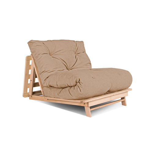 Kontrola Futon WoodMan Layti 90 béžová, bukové dřevo, WUA-00887