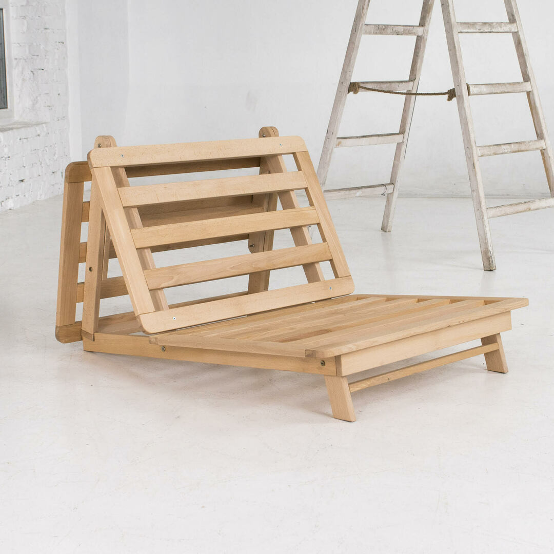 Zobrazit Futon WoodMan Layti 90 béžová, bukové dřevo, WUA-00887 Futon WoodMan Layti 90 béžová, bukové dřevo, WUA-00887