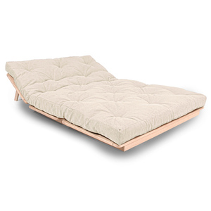 Futon pohovka WoodMan Layti 140, bukové dřevo, krémová, WUA-01109 small 1
