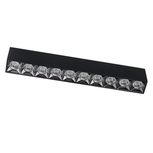 Přisazené svítidlo Nowodvorski MIDI LED 10060 černé 10×LED 40 W 4000 K 38,5 cm small 0