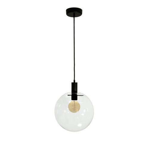 Kontrola Stylová závěsná lampa Muna sada 1 kusů z průhledné nerezové oceli