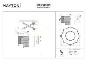 Plafond DUNE DIA005CL-06CH Maytoni small 5