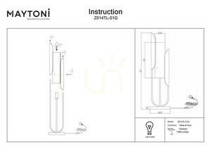 Stolní lampa CIPRESSO Z014TL-01G Maytoni small 6