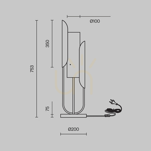 Stolní lampa CIPRESSO Z014TL-01G Maytoni small 8