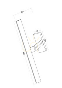 Osvětlení obrazů Maytoni Decart MIR010WL-L12W4K LED 12W 4000K 52 cm bílé small 6