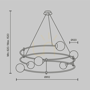 Závěsné svítidlo BALANCE MOD317PL-06G Maytoni small 7