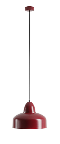 Kontrola Závěsné svítidlo Aldex Como Red Wine kov E27 30 cm 946G15