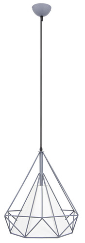 Kontrola PIRAMIDA lampa 8802/1 závěsná šňůra.1lb.E27 GREY MAT