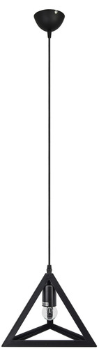 Kontrola ROMB 6804/1 1lb E27 závěsná lampa ČERNÁ
