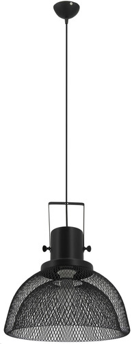 Kontrola ARENA lampa 9906/1 závěsná šňůra.1lb.E27 ČERNÁ