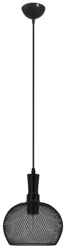 Kontrola DARIA 9902/1 závěsná lampa 1lb E27 ČERNÁ