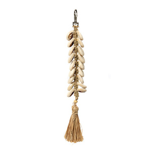 Klíčenka Raffia Fishbone - přírodní bílá 0 Klíčenka Raffia Fishbone - přírodní bílá small 0