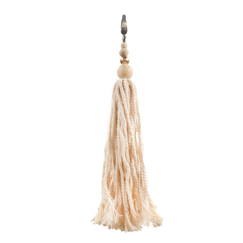 Kontrola Přívěsek na klíče Cotton Wood - přírodní