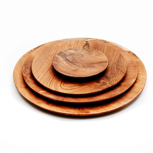 Kulatý talíř Teak Root - M small 8