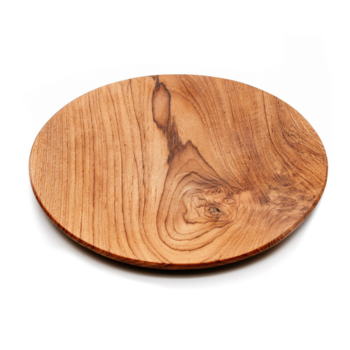Kontrola Kulatý talíř Teak Root - L